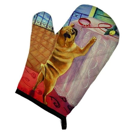 Helping Himself Fawn Pug Oven Mitt