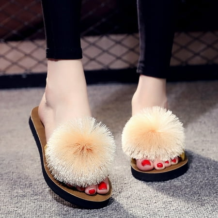 〖Yilirongyumm〗 Khaki 37 Slippers For Women Beach Shoes Ball Sandals Home Flip-Flops Hair Flat Slipper Breathable Women Slipper
〖Yilirongyumm〗 Khaki 37 Slippers For Women Beach Shoes Ball Sandals Home Flip-Flops Hair Flat Slipper Breathable Women Slipper
