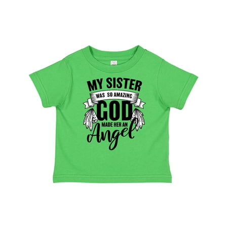 Inktastic My Sister was So Amazing God Made her an Angel Gift Toddler Boy or Toddler Girl T-Shirt
Inktastic My Sister was So Amazing God Made her an Angel Gift Toddler Boy or Toddler Girl T-Shirt
