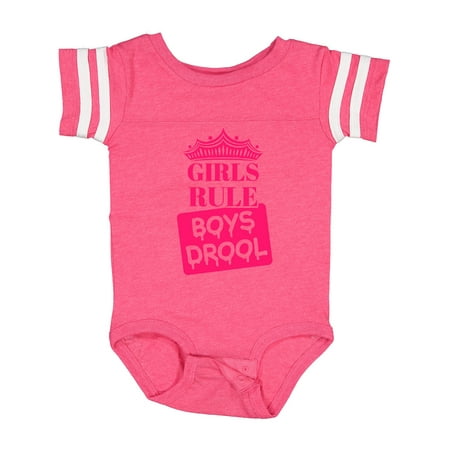 Inktastic Girls Rule Boys Drool Gift Baby Girl Bodysuit