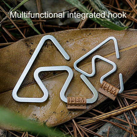 Hesroicy Mountaineering Clip High Strength Strong Load-bearing Triangular Back Design Outdoor Camping Integrated Hook for Outdoor Activities
Hesroicy Mountaineering Clip High Strength Strong Load-bearing Triangular Back Design Outdoor Camping Integrated Hook for Outdoor Activities