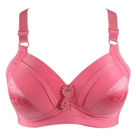 Qcmgmg Plus Size Full-Coverage Wireless Bra for Women Lightly Floral Bras Women s Sexy Comfort Bralette
Qcmgmg Plus Size Full-Coverage Wireless Bra for Women Lightly Floral Bras Women s Sexy Comfort Bralette
