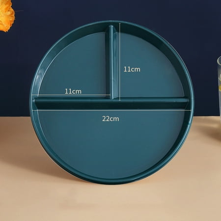 Homeex Quantitative Plate Three Grid Household Anti-fall Plastic Plate Dark green
Homeex Quantitative Plate Three Grid Household Anti-fall Plastic Plate Dark green