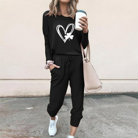 Bessbest Spring New St. Patricks Printed For Womens Soft Pajama Sets Long Sleeve Pajama Tops Pants With Pockets Two Piece Outfits Loungewear Set
Bessbest Spring New St. Patricks Printed For Womens Soft Pajama Sets Long Sleeve Pajama Tops Pants With Pockets Two Piece Outfits Loungewear Set