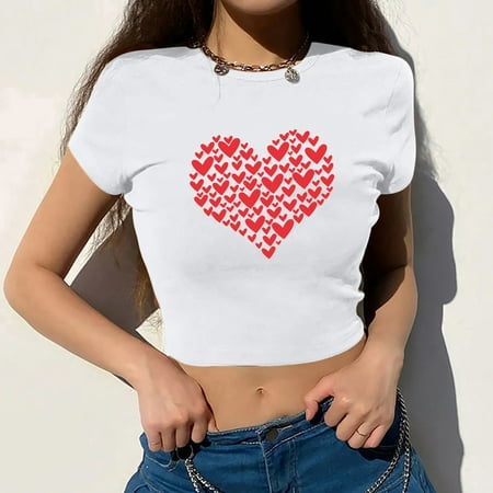 Womens Clearance $15 Short Sleeve 2023 Clothes Fashion Heart Graphic Skims Dupe Slim Tunic Crop Corset Bustier Slimming Brunch Top Bustier Shirt for Girls Crew Neck Tshirt Fall Summer Women C3
Womens Clearance $15 Short Sleeve 2023 Clothes Fashion Heart Graphic Skims Dupe Slim Tunic Crop Corset Bustier Slimming Brunch Top Bustier Shirt for Girls Crew Neck Tshirt Fall Summer Women C3