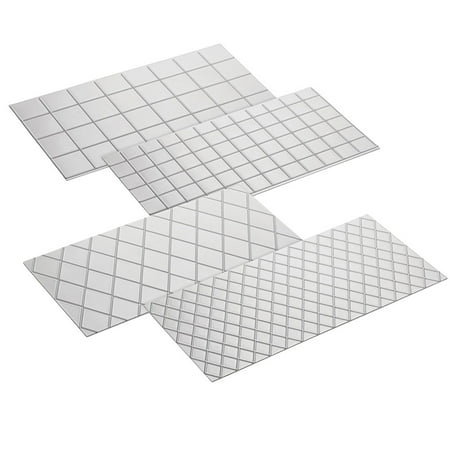 4Pcs Grid Plastic Pattern Transparent Grain Mold Impression Fondant DIY Cake Mold Pudding Jelly Mold
4Pcs Grid Plastic Pattern Transparent Grain Mold Impression Fondant DIY Cake Mold Pudding Jelly Mold