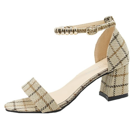 Shoes for Women New Fashion Women Summer Square Hight Heel Pointed Toe Sandals Party Shoes
Shoes for Women New Fashion Women Summer Square Hight Heel Pointed Toe Sandals Party Shoes