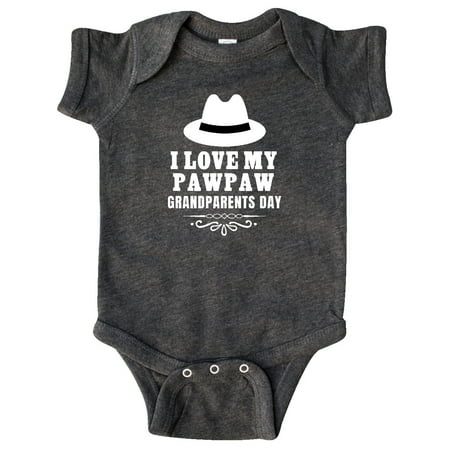 Inktastic Grandparents Day I Love My Pawpaw Gift Baby Boy or Baby Girl Bodysuit