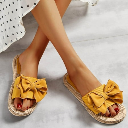 TUOBARR Flat Slippers for Women Women s Flat Shoes Ladies Beach Sandals Summer Non-Slip Causal Slippers Yellow
TUOBARR Flat Slippers for Women Women s Flat Shoes Ladies Beach Sandals Summer Non-Slip Causal Slippers Yellow