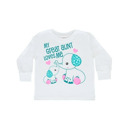 Inktastic My Great Aunt Loves Me-cute elephants Gift Toddler Boy or Toddler Girl Long Sleeve T-Shirt
Inktastic My Great Aunt Loves Me-cute elephants Gift Toddler Boy or Toddler Girl Long Sleeve T-Shirt
