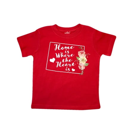 Inktastic Wyoming Home is Where The Heart is with Watercolor Floral Gift Toddler Toddler Girl T-Shirt
Inktastic Wyoming Home is Where The Heart is with Watercolor Floral Gift Toddler Toddler Girl T-Shirt