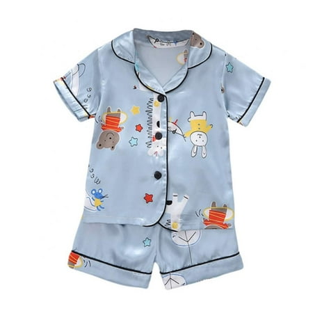 Bullpiano 1-6T Children s Short-sleeved Shorts Pajamas Set Front Button Pajama Set Cartoon Sleepwear 2Pcs Set for Casual Wear
Bullpiano 1-6T Children s Short-sleeved Shorts Pajamas Set Front Button Pajama Set Cartoon Sleepwear 2Pcs Set for Casual Wear