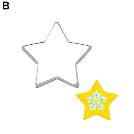 Star Christmas Tree Cookie Cutter Steel Biscuit Cutter Cookie Mold Kitchen Baking Tools Gingerbread Man Printing Mold
Star Christmas Tree Cookie Cutter Steel Biscuit Cutter Cookie Mold Kitchen Baking Tools Gingerbread Man Printing Mold