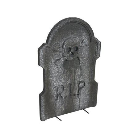 Skull Crossbone Halloween Tombstone