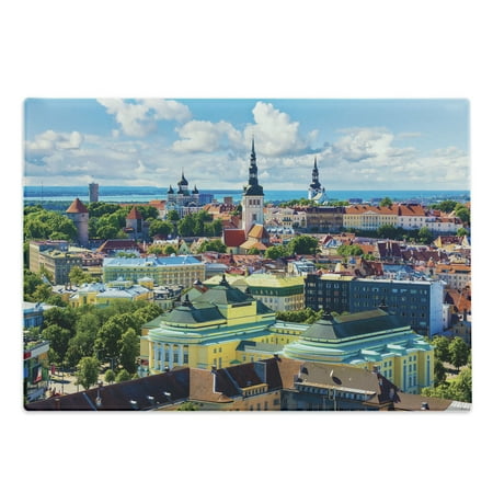 European Cutting Board Scenic View Old Town Tallinn Estonia European Architecture Print Decorative Tempered Glass Cutting and Serving Board in 3 Sizes by Ambesonne
European Cutting Board Scenic View Old Town Tallinn Estonia European Architecture Print Decorative Tempered Glass Cutting and Serving Board in 3 Sizes by Ambesonne