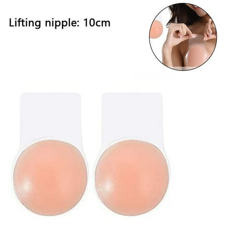 1 pair Breast Lift Adhesive Bra Invisible Waterproof Nipple Covers for Women Provide Push up Fit All Clothing