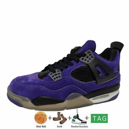 

2023 University Blue Jumpman 4 4s mens Basketball Shoes white guava ice oreo sail noir metallic purple black cat bred shimmer cactus jack men women sneakers US 5.5-13