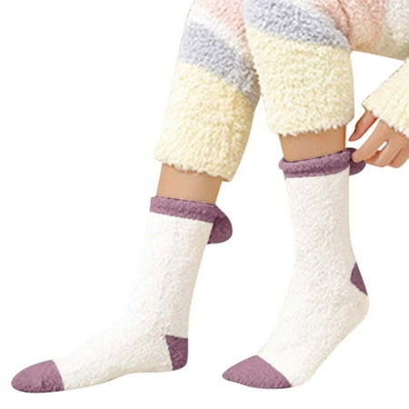 XINSHIDE Socks 1 Pairs Women Winter Warm Fuzzy Socks Slipper Socks Women Soft Fuzzy Sleeping Socks Fuzzy Slipper Socks Comfortable Socks
XINSHIDE Socks 1 Pairs Women Winter Warm Fuzzy Socks Slipper Socks Women Soft Fuzzy Sleeping Socks Fuzzy Slipper Socks Comfortable Socks