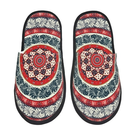 Noikeo Round Design Pattern Cozy Slippers Indoor for Women and Mens Fuzzy House Shoes Soft Plush Warm Slip-on Slippers-Large
Noikeo Round Design Pattern Cozy Slippers Indoor for Women and Mens Fuzzy House Shoes Soft Plush Warm Slip-on Slippers-Large
