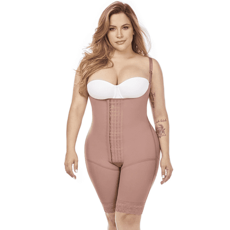 MariaE Fajas Colombianas Post-Op Open Bust Shapewear Bodysuit for Women