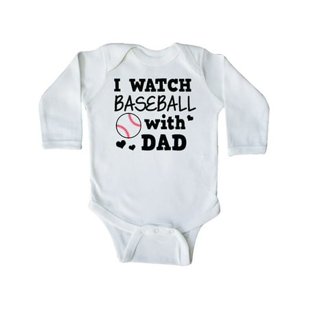 Inktastic I Watch Baseball with My Dad Gift Baby Boy or Baby Girl Long Sleeve Bodysuit
Inktastic I Watch Baseball with My Dad Gift Baby Boy or Baby Girl Long Sleeve Bodysuit