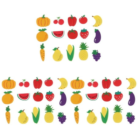 45 Pcs Whiteboard Stickers Fruit Magnets Office Fridge Magnetic Home Refrigerator Child
45 Pcs Whiteboard Stickers Fruit Magnets Office Fridge Magnetic Home Refrigerator Child