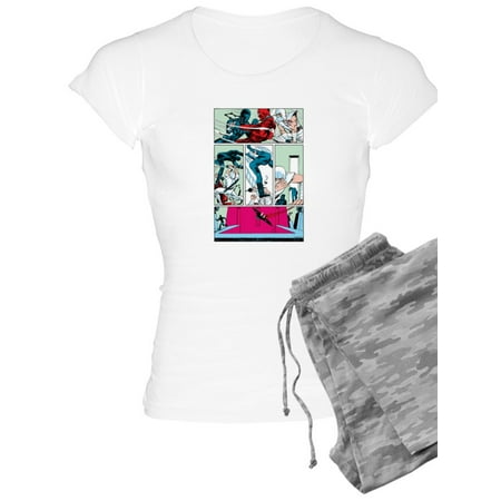 CafePress - G.I. Joe Snake Eyes Vs. Storm - Women s Light Pajamas