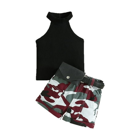 Girl s Clothes Outfits Casual Baby Toddler Kids Sets Summer Short Sleeve Prints Tops And Shorts 3Pcs For Children Comfortable Outerwear Suits Black 18-24 Months
Girl s Clothes Outfits Casual Baby Toddler Kids Sets Summer Short Sleeve Prints Tops And Shorts 3Pcs For Children Comfortable Outerwear Suits Black 18-24 Months