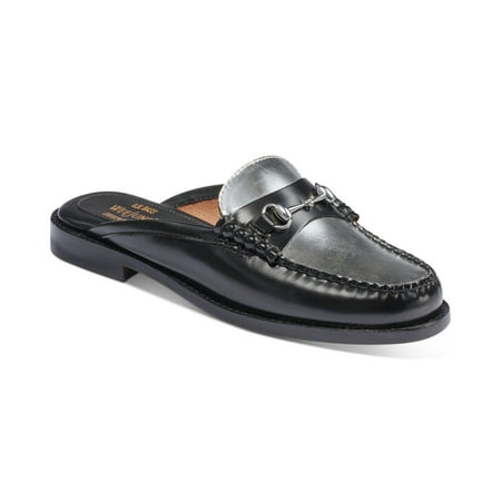 G.H. Bass Women s Lianna Mules Women s Shoes Black/Silver US 6.5