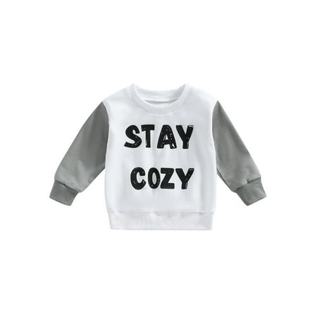 Bagilaanoe Toddler Newborn Baby Boy Girl Pullover Letter Printed Long Sleeve Crewneck Sweatshirt 6M 12M 18M 24M Sweater Tops
Bagilaanoe Toddler Newborn Baby Boy Girl Pullover Letter Printed Long Sleeve Crewneck Sweatshirt 6M 12M 18M 24M Sweater Tops