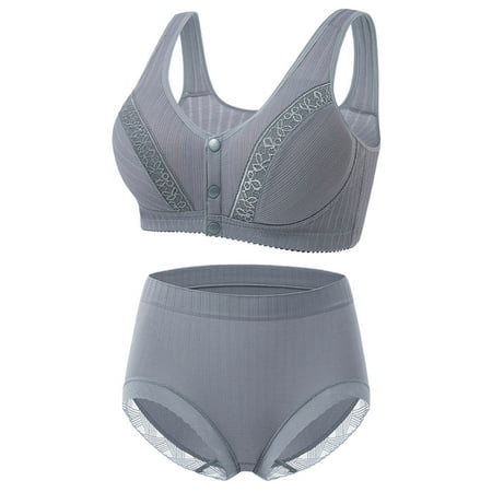 qolati Lingerie Set for Women Plus Size Front Button Gathered Bra and Panty Underwear Set Comfort Front Closure Sports Bras Outfits
qolati Lingerie Set for Women Plus Size Front Button Gathered Bra and Panty Underwear Set Comfort Front Closure Sports Bras Outfits