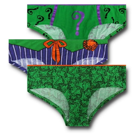 DC Villains Women s Panty 3-Pack-Medium