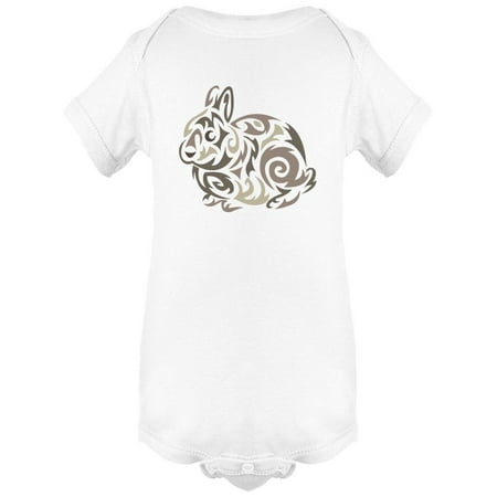 Hare Rabbit Silhouette Bodysuit Infant -Image by Shutterstock 24 Months