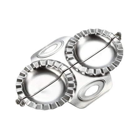 Double Head Dumpling Maker Stainless Steel Dumpling Press Mold Kitchen Tool 
Double Head Dumpling Maker Stainless Steel Dumpling Press Mold Kitchen Tool