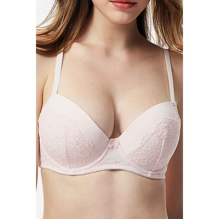 phistic Women Lace Padded Underwire Daily Bra (34B-38C)