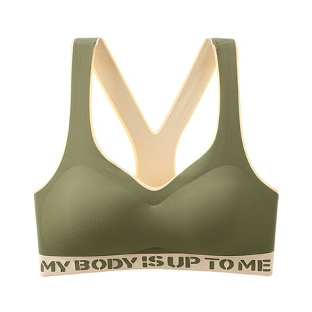 Bra Women Casual Large Size Sports Yoga Fitness Sports Back Underwear Bra Nylon running sports bras for women Green
Bra Women Casual Large Size Sports Yoga Fitness Sports Back Underwear Bra Nylon running sports bras for women Green