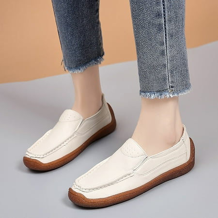 Christmas Women Breathable Solid Color Flat Round Toe Comfortable Slip On Casual Single Shoes
Christmas Women Breathable Solid Color Flat Round Toe Comfortable Slip On Casual Single Shoes