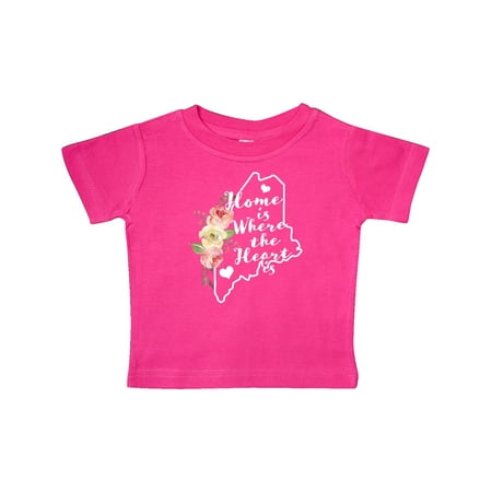 Inktastic Maine Home is Where the Heart is with Watercolor Floral Gift Baby Boy or Baby Girl T-Shirt
Inktastic Maine Home is Where the Heart is with Watercolor Floral Gift Baby Boy or Baby Girl T-Shirt