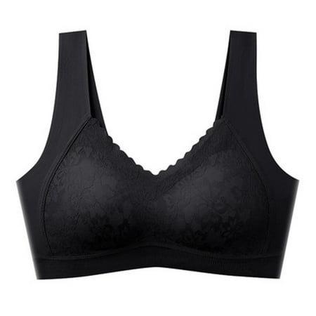 TTSQY Women s Max Support Air Permeable Rose Floral Bra Large Wire-Free Sleep Lace Bra
TTSQY Women s Max Support Air Permeable Rose Floral Bra Large Wire-Free Sleep Lace Bra