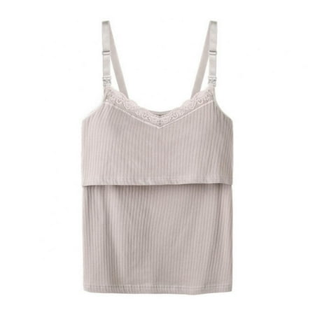Baywell Women s Ribbed Maternity Camisole Nursing Tank Top V-Neck Breastfeeding Shirt Double Layer Pregnancy Blouse Clothes Gray 121-143LBS
Baywell Women s Ribbed Maternity Camisole Nursing Tank Top V-Neck Breastfeeding Shirt Double Layer Pregnancy Blouse Clothes Gray 121-143LBS