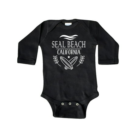 Inktastic Seal Beach California Gift Surfing Gift Baby Boy or Baby Girl Long Sleeve Bodysuit
Inktastic Seal Beach California Gift Surfing Gift Baby Boy or Baby Girl Long Sleeve Bodysuit