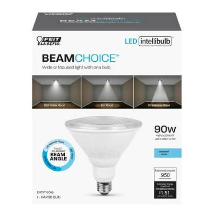 Feit Electric Feit Electric PAR38/ADJ/950CA Intellibulb BeamChoice LED Reflector Light
Feit Electric Feit Electric PAR38/ADJ/950CA Intellibulb BeamChoice LED Reflector Light