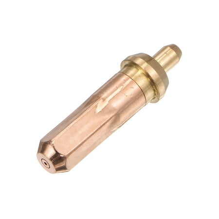 Uxcell Red Copper Brass Round Shape Cutting Tip 1.05mm Dia 52mm Length 30#3