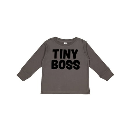 Inktastic Tiny Boss Gift Toddler Boy or Toddler Girl Long Sleeve T-Shirt