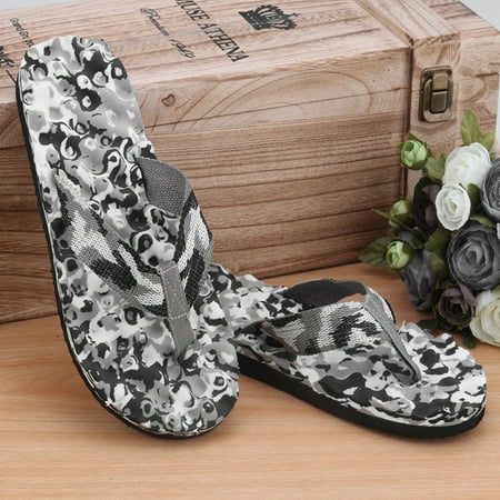 Men Summer Camouflage Flip Flops Shoes Sandals Slipper indoor & outdoor BK42