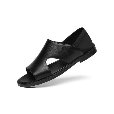 Daeful Mens Summer Shoes Open Toe Flat Sandals Slip On Beach Sandal Men s Lightweight Comfortable Back Strap Casual Shoe Black 3# 8.5
Daeful Mens Summer Shoes Open Toe Flat Sandals Slip On Beach Sandal Men s Lightweight Comfortable Back Strap Casual Shoe Black 3# 8.5
