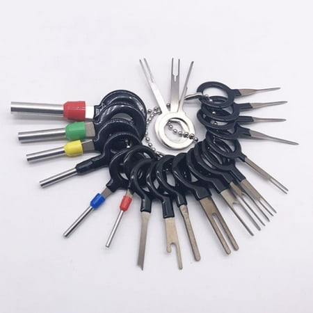 21Pcs Car Wiring Terminal Removal Repair Tool Connector Pin Extractor Puller