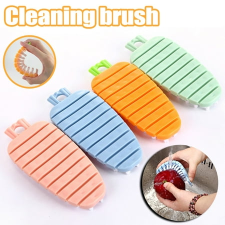 4 PCS Bendable Flexible Scrub Brush Carrot Shaped Multi Purpose Vegetable Cleaning Tool with Comfort Grip & Bristles New
4 PCS Bendable Flexible Scrub Brush Carrot Shaped Multi Purpose Vegetable Cleaning Tool with Comfort Grip & Bristles New