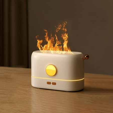 Flame Humidifier Lamp Air Essential Oil Diffuser Aroma Ultrasonic Mist Maker Simulation Flame Night Light Home Room Aromatherapy White
Flame Humidifier Lamp Air Essential Oil Diffuser Aroma Ultrasonic Mist Maker Simulation Flame Night Light Home Room Aromatherapy White