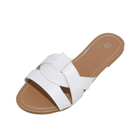 ZTTD Fashion Summer Women Slippers Cross Strap Flat Solid Color Open Toe Beach Casual Women s Slipper A
ZTTD Fashion Summer Women Slippers Cross Strap Flat Solid Color Open Toe Beach Casual Women s Slipper A